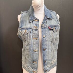 Levi’s Blue Denim Vest